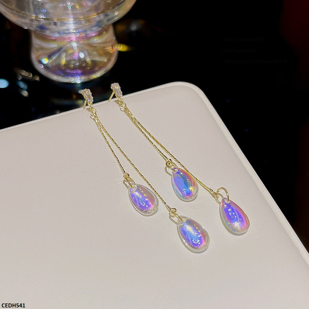 CEDH541 DDJ Tear Drop Earrings - CEDH