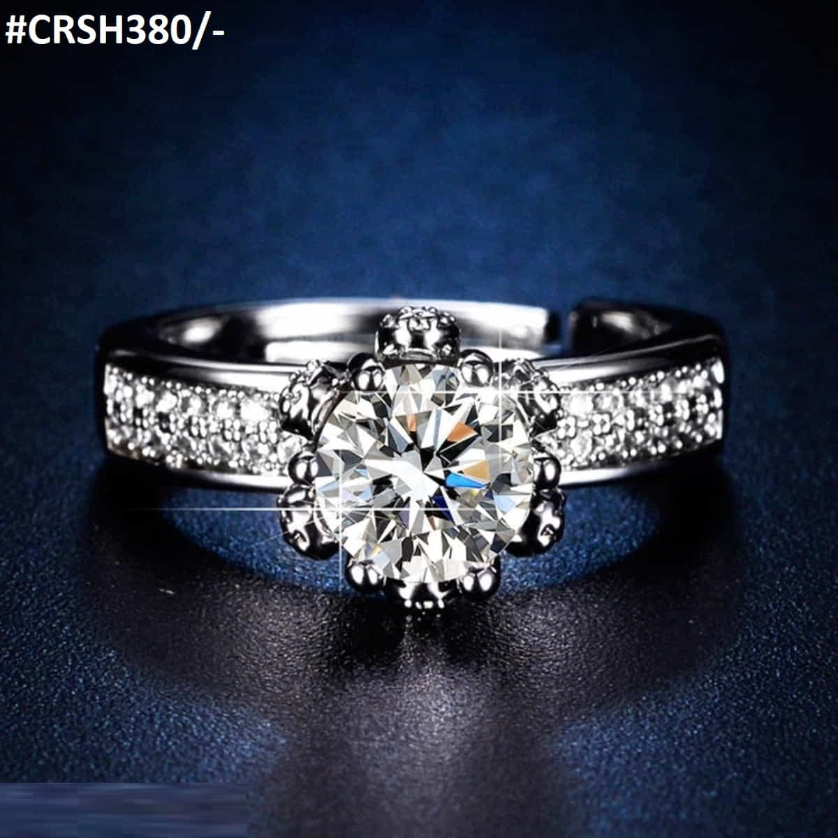 CRSH380 ZFQ Cathedral Ring Adjustable - TRSH