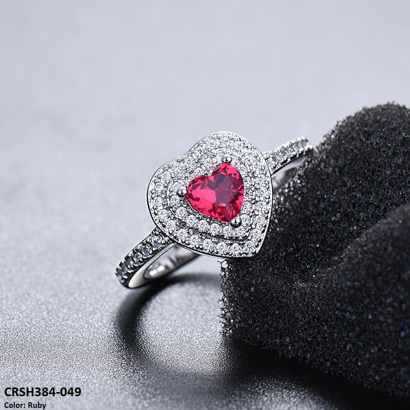 CRSH384 HNJ Heart Ring Adjustable - TRSH