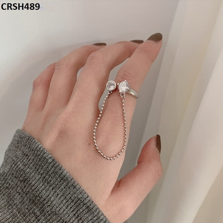 CRSH489 SGC Butterfly Twin Rings - CRSH