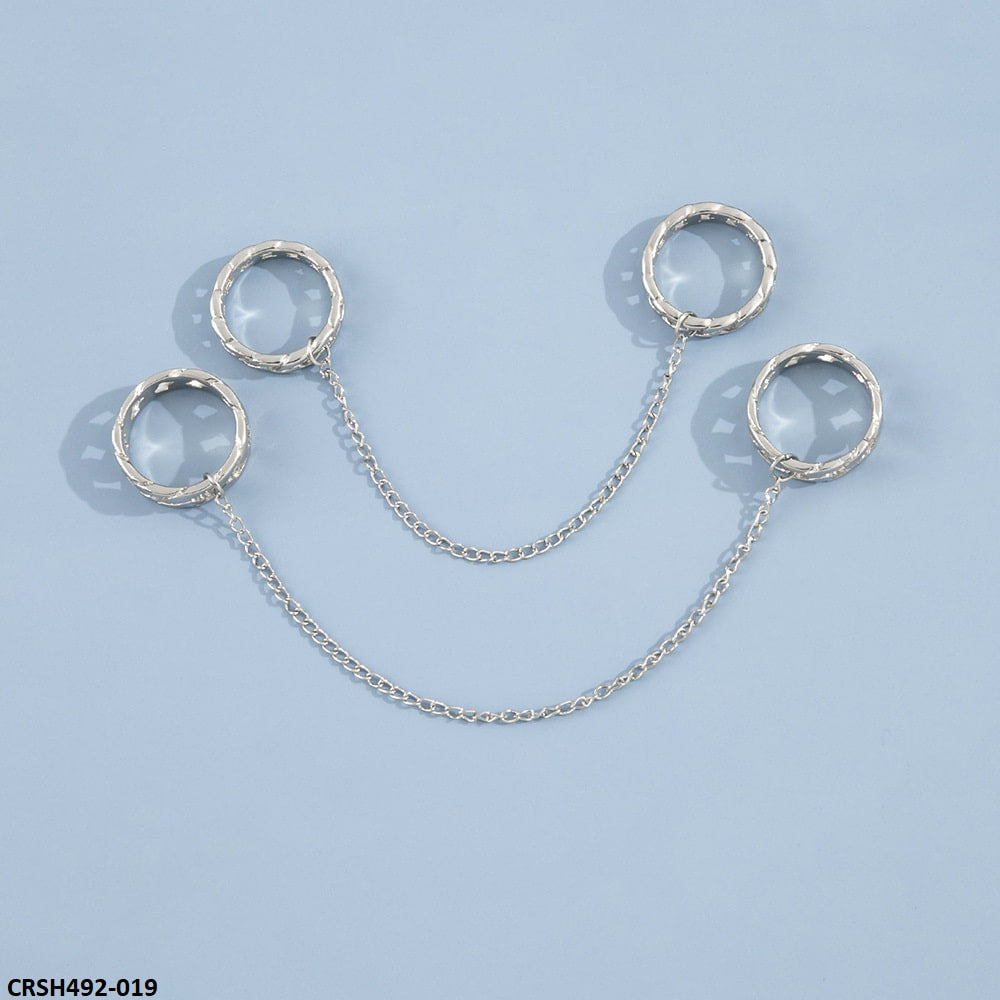 CRSH492 YPG 4 Joint Rings Size 8 - CRSH