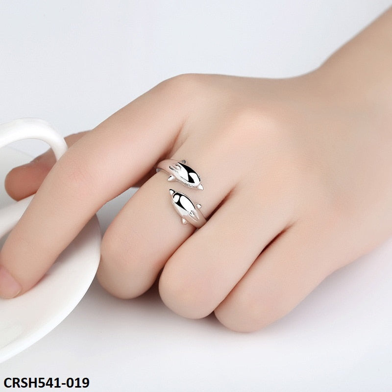 CRSH541 HNJ Dolphin Ring Adjustable - CRSH