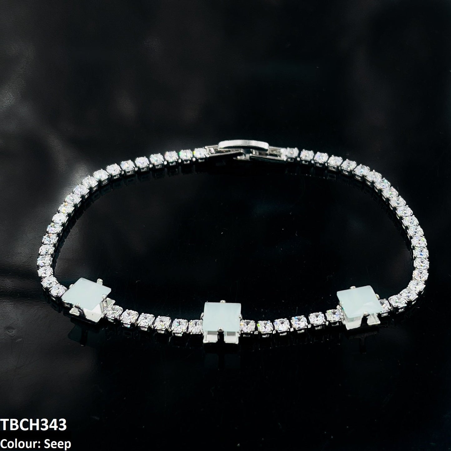 TBCH343 WKO Imp Square Layered Bracelet - TBCH