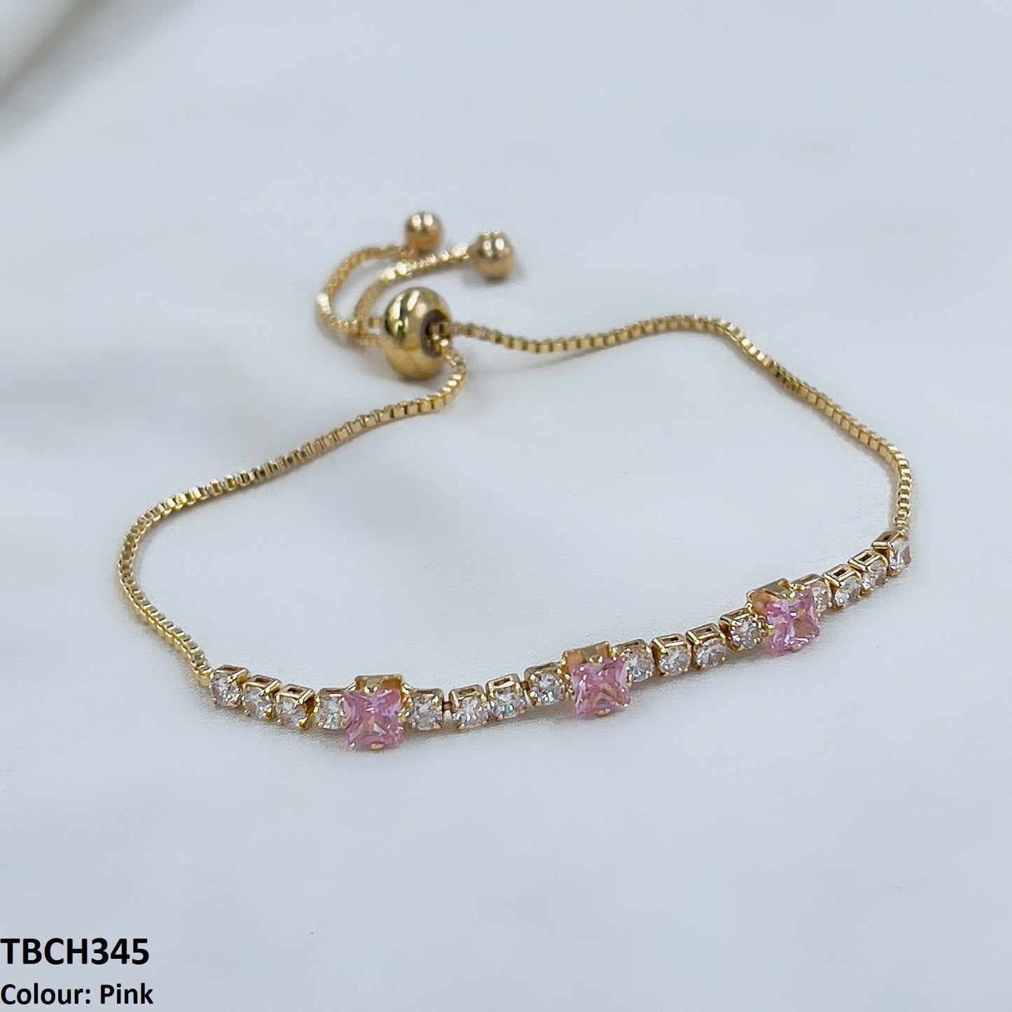 TBCH345 WKO Imp Square Layered Bracelet - TBCH