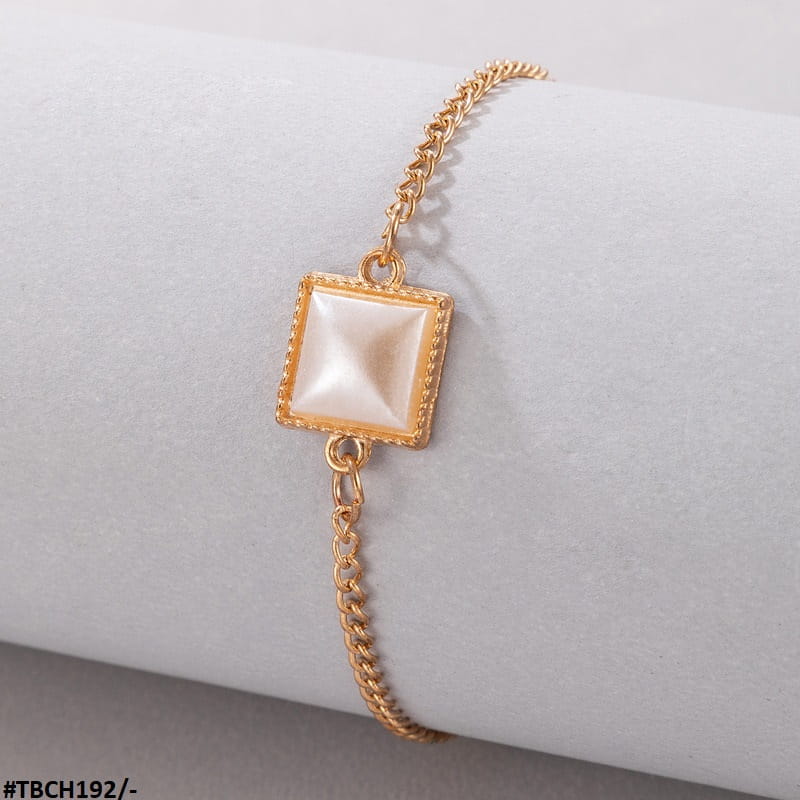 TBCH192 YYE Square bead Cushion Hand Bracelet - TBCH