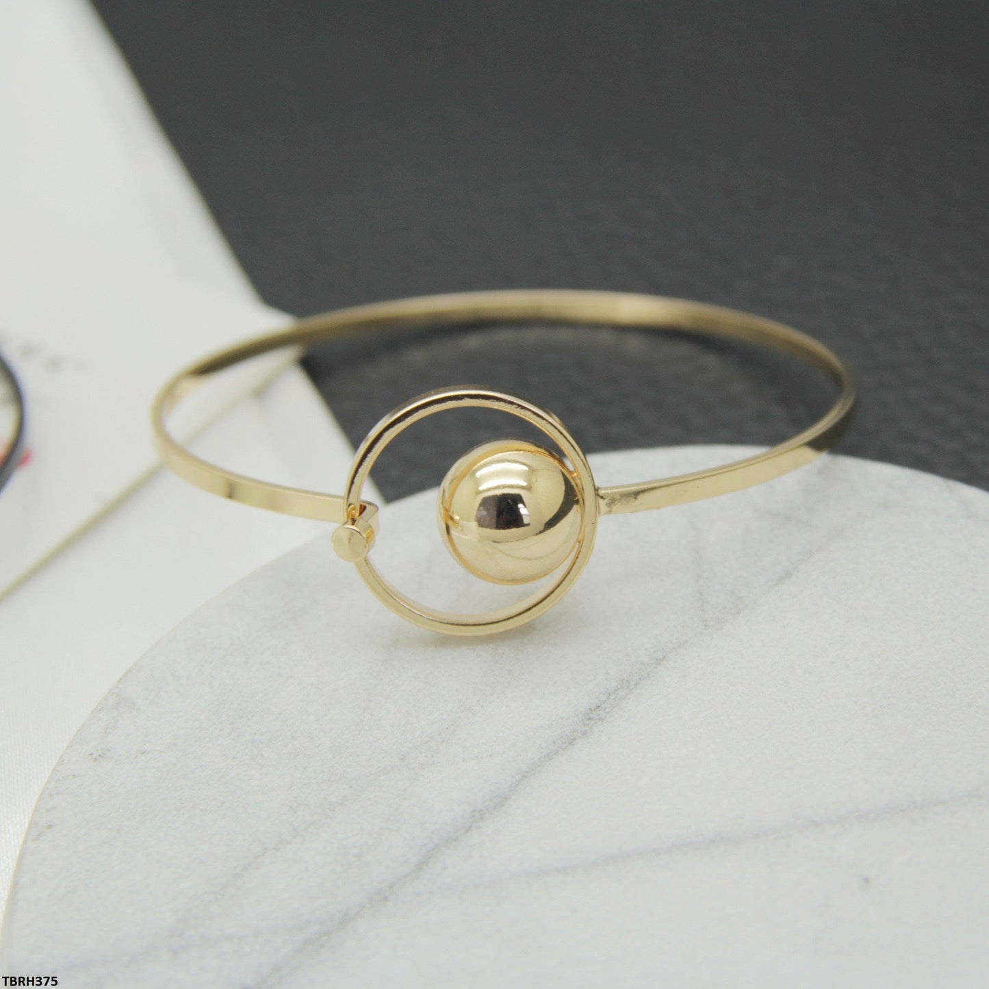 TBRH375 QWN Stainless Steel Ball Bracelet - CBRH