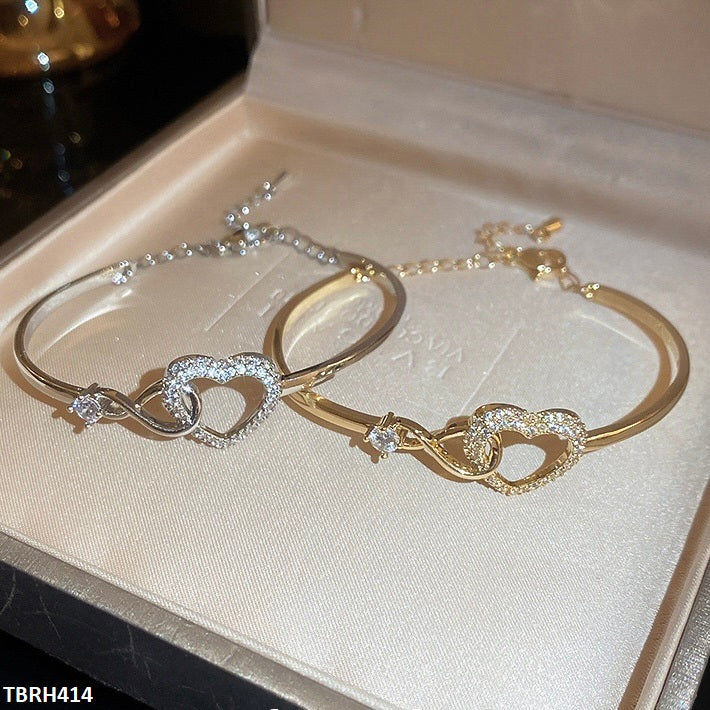 TBRH414 YBJ Infinity Heart Bracelet Adjustable - TBRH