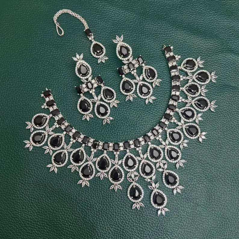 Trendy Dimond designs jewelry set
