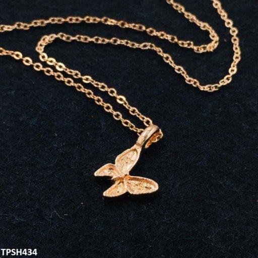 SH434 YYE Butterfly Pendent With Chain