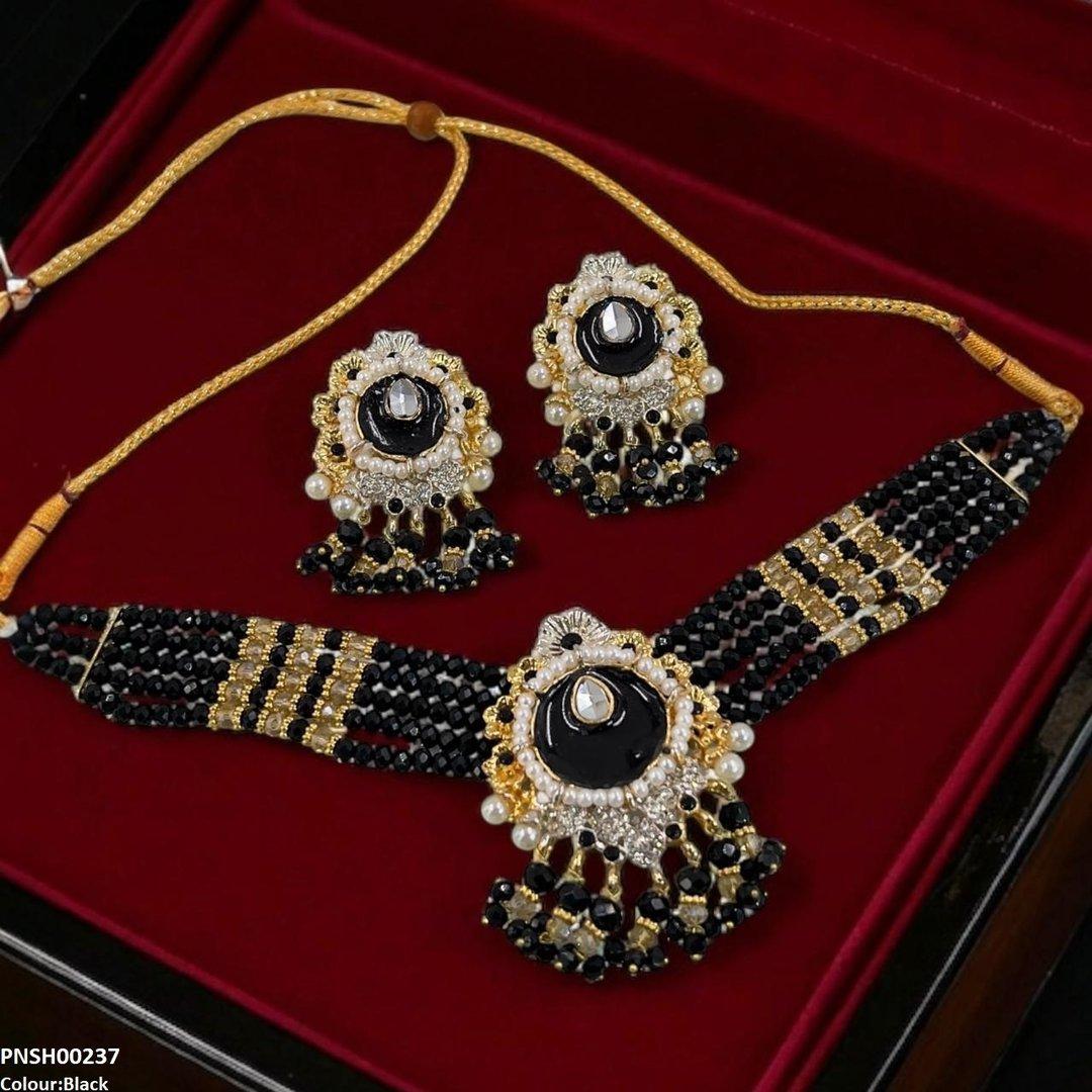KH00237 SDQ Tear/Flower Neck Choker Set- PCKH