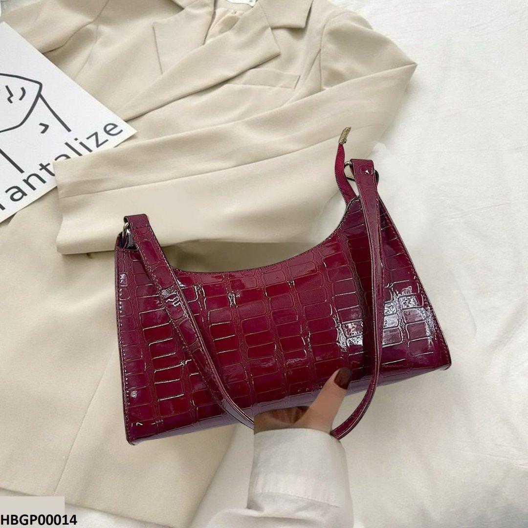 GP00014 Crocodile Pattern Armpit Hand Bag - HBGP