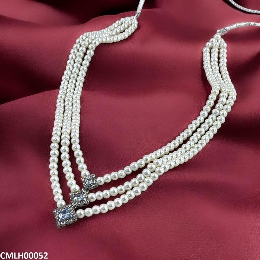 LH00052 SDQ Pearl Layered Mala - CMLH