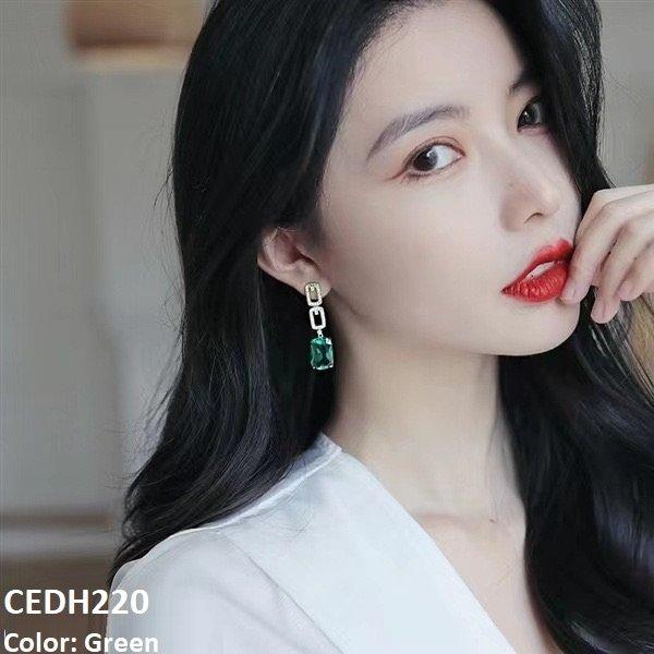 DH220 BTO Sterling Square Drop Earrings Pair