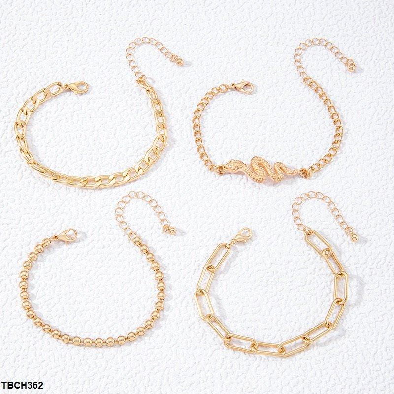 CH362 YYE Snake 4 Chain Hand Bracelet