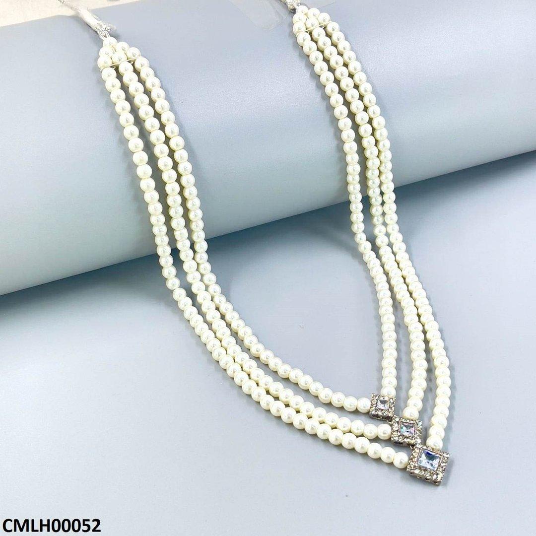 LH00052 SDQ Pearl Layered Mala - CMLH