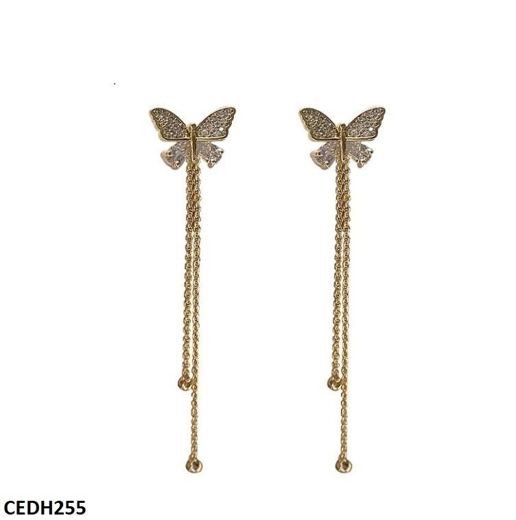 DH255 LSH Butterfly Drop Earrings