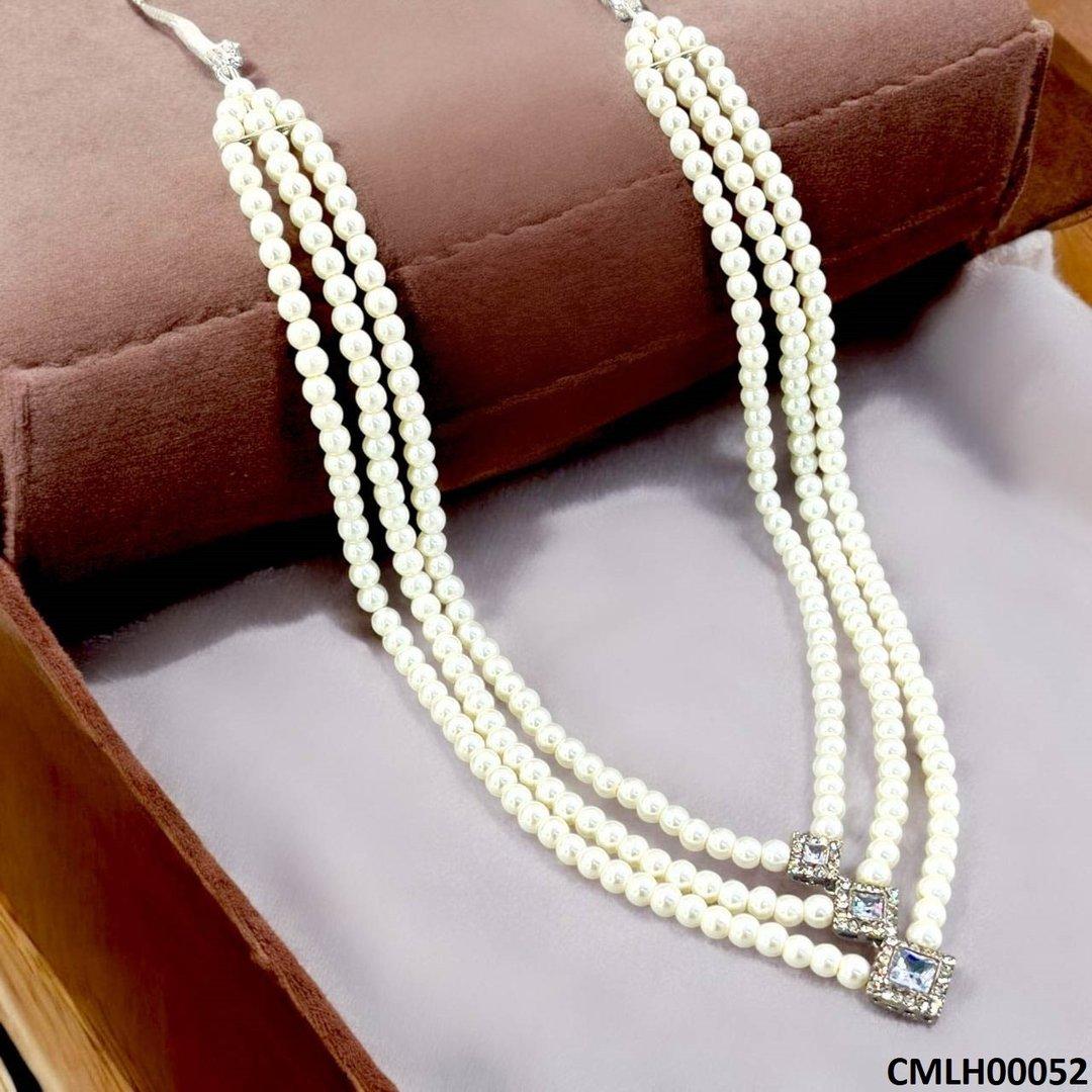 LH00052 SDQ Pearl Layered Mala - CMLH