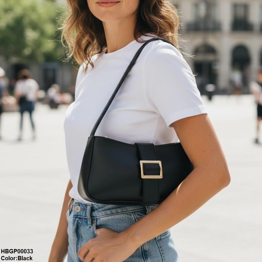GP00033 Midnight Buckle Armpit Ladies Hand Bag
