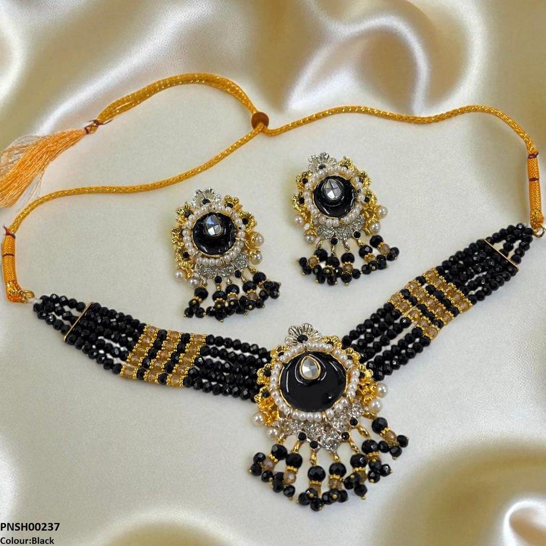 KH00237 SDQ Tear/Flower Neck Choker Set- PCKH