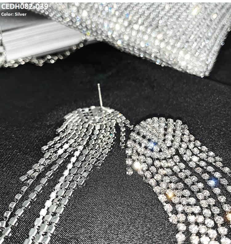 CEDH082 SIQ Octopus Tassel Earrings Pair - CEDH