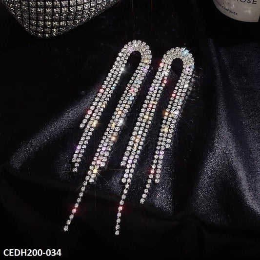 CEDH200 SIQ U-Tassels Drops Earrings Pair - CEDH