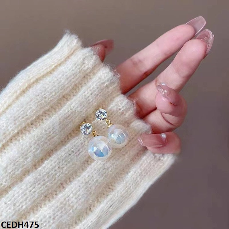 CEDH475 LSH Pearl Drop Earrings - CEDH