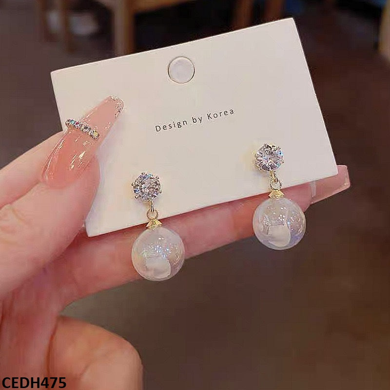 CEDH475 LSH Pearl Drop Earrings - CEDH