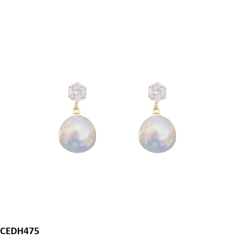 CEDH475 LSH Pearl Drop Earrings - CEDH