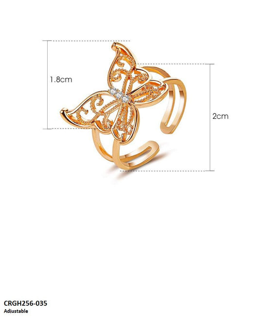 CRGH256 QWN Butterfly Ring Adjustable - CRGH