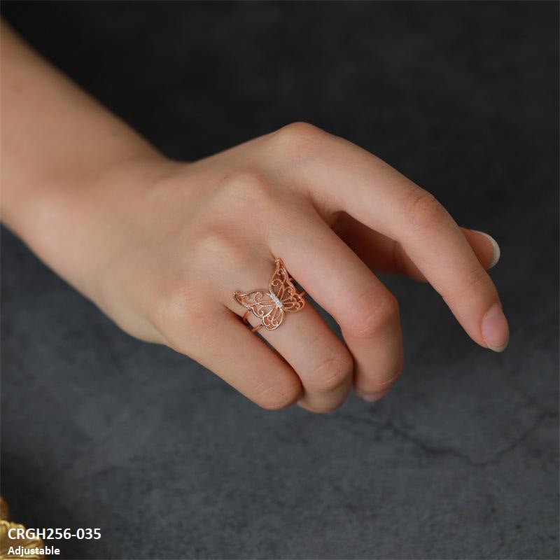 CRGH256 QWN Butterfly Ring Adjustable - CRGH