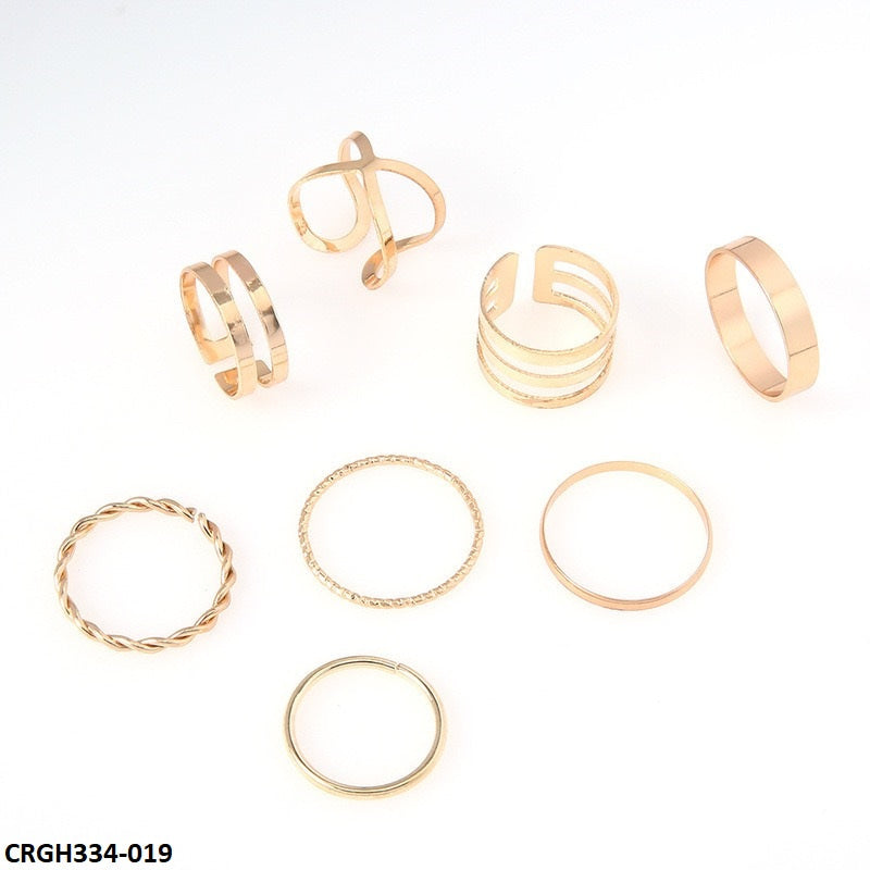 CRGH334 LSH 8 pcs Rings - CRGH