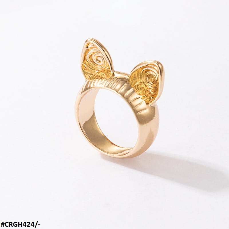 CRGH424 YYE Cat Ear Ring (7Size) - CRGH