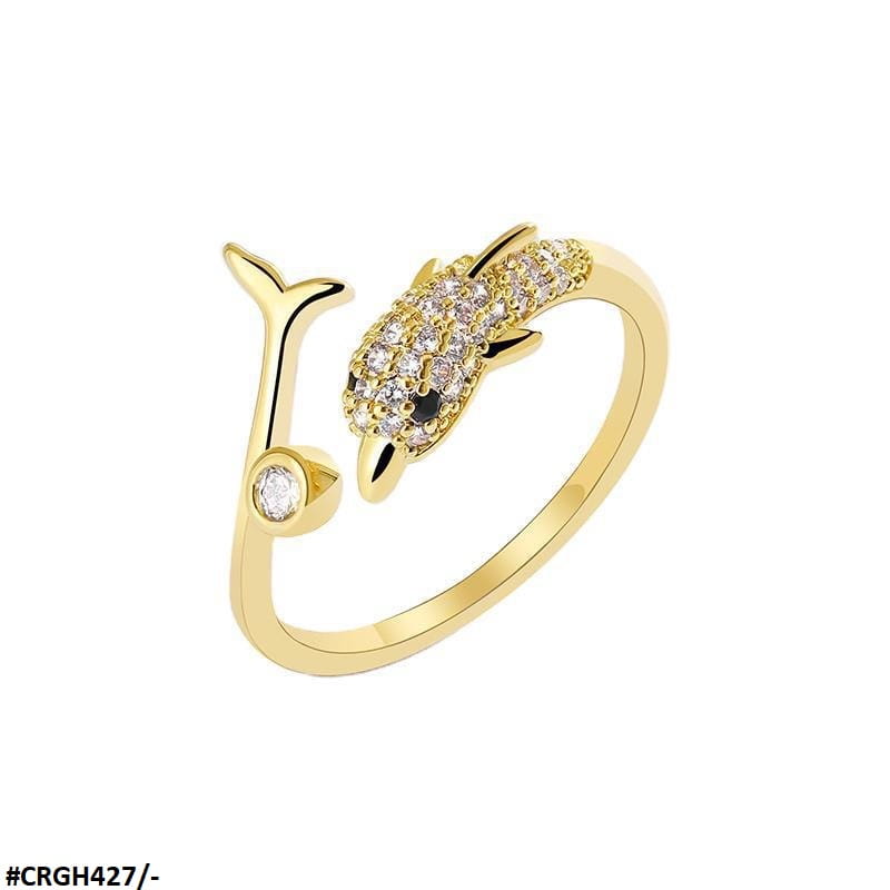 CRGH427 SZL Dolphin Adjustable Ring - CRGH
