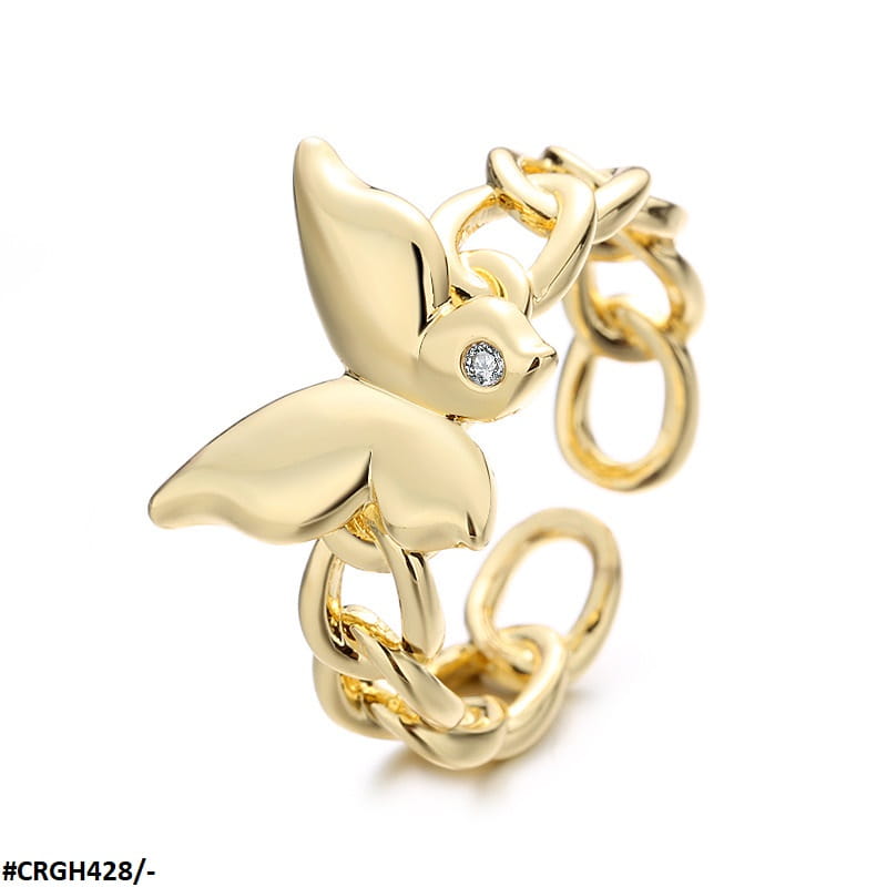 CRGH428 SZL Butterfly Adjustable Ring - CRGH