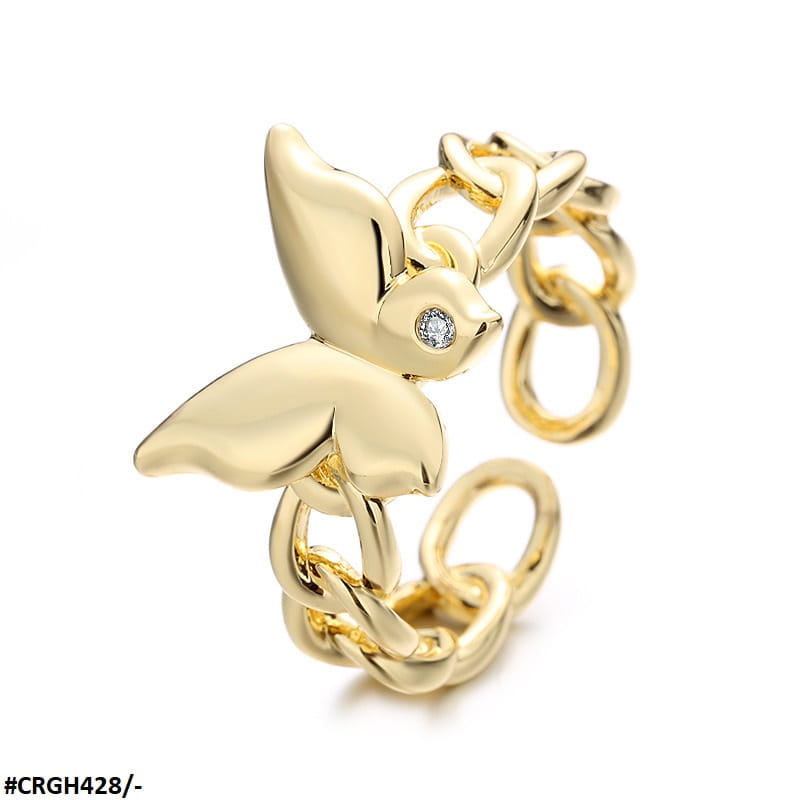 CRGH428 SZL Butterfly Adjustable Ring - CRGH