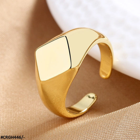 CRGH446 SZL Rhombus Adjustable Ring - CRGH