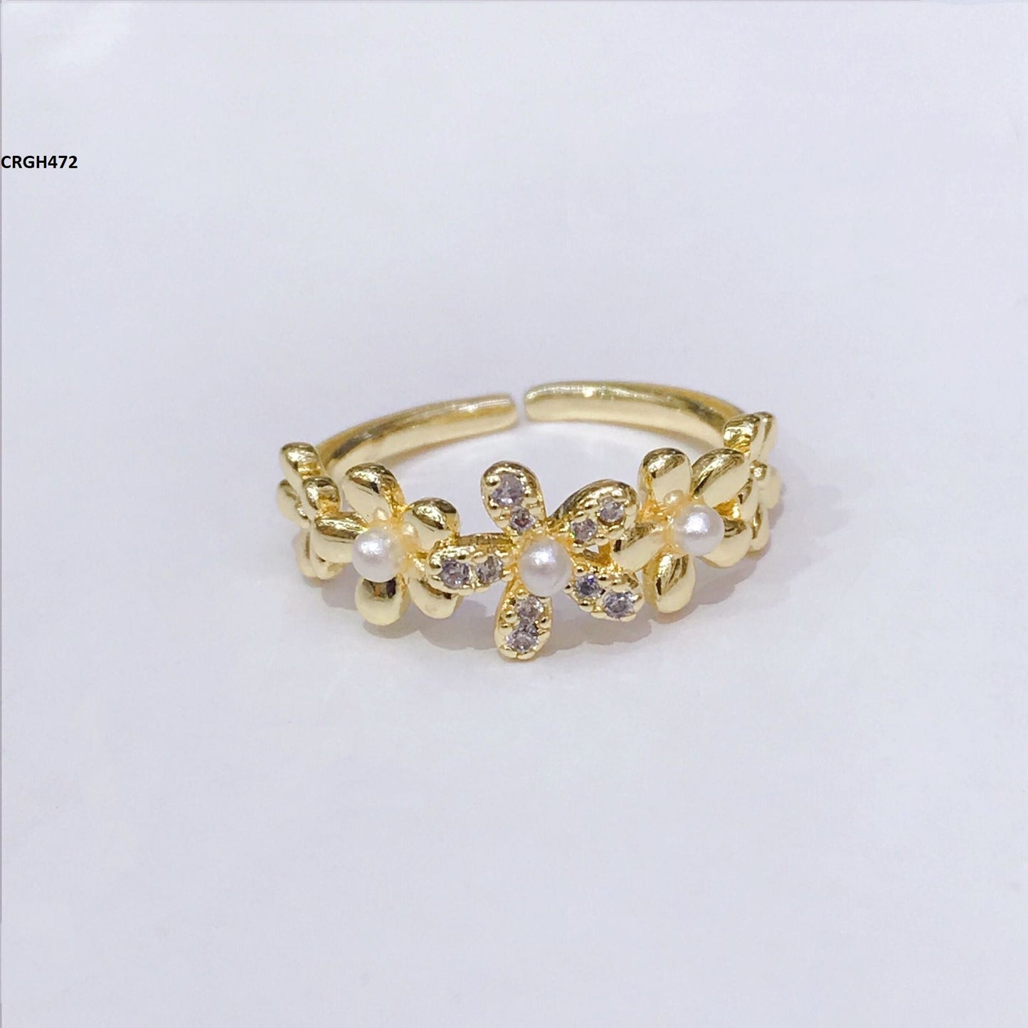 CRGH472 DYS Flower Ring - CRGH