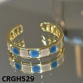 CRGH529 WNS Painted Square Ring Adjustable - CRGH