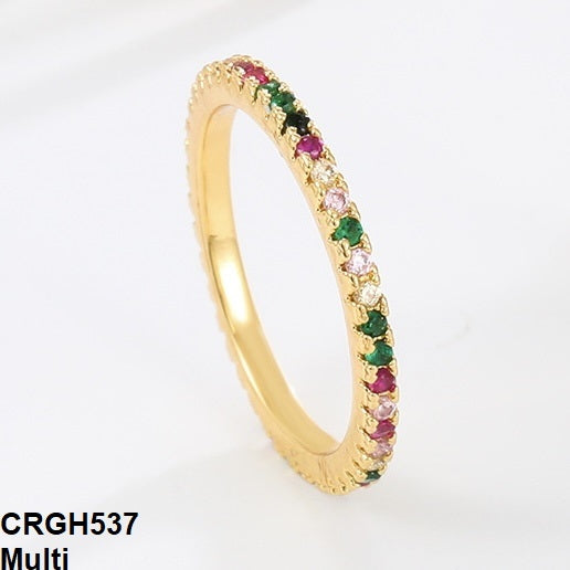 CRGH537 QWN Stone Studded Ring - CRGH