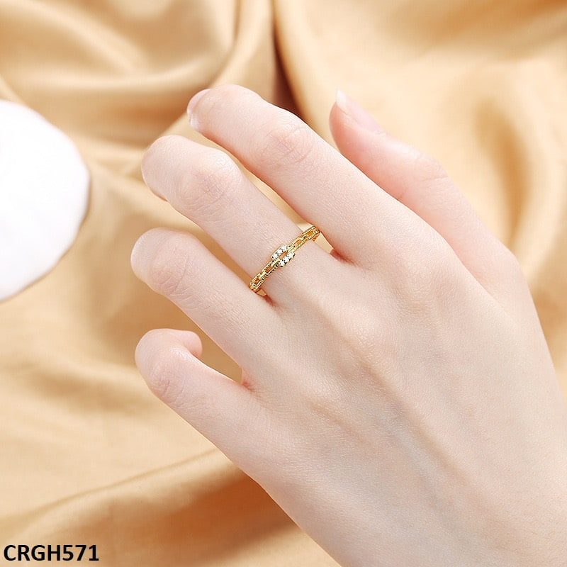 CRGH571 SZL Link Chain Adjustable Ring - CRGH