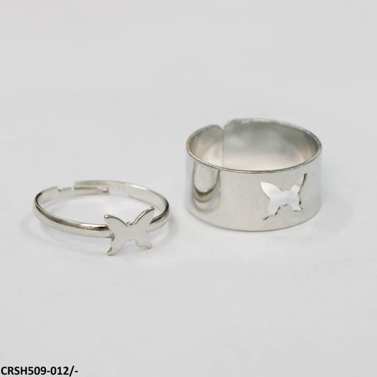 CRSH509 LSH Butterfly Couple Rings - CRSH