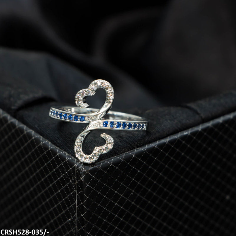 CRSH528 CSH Double Heart Ring - TRSH