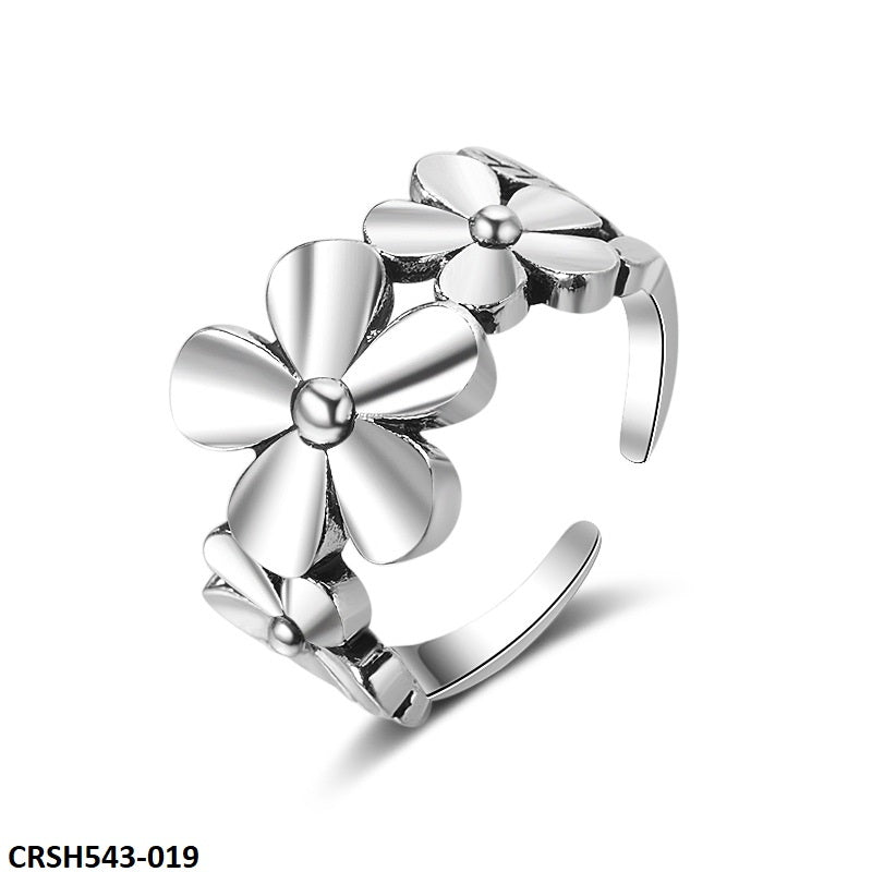 CRSH543 HNJ Flower Leaf's Ring Adjustable - CRSH