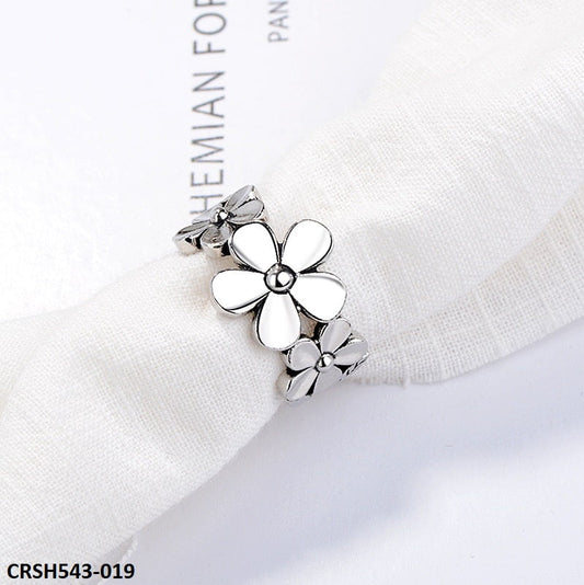 CRSH543 HNJ Flower Leaf's Ring Adjustable - CRSH