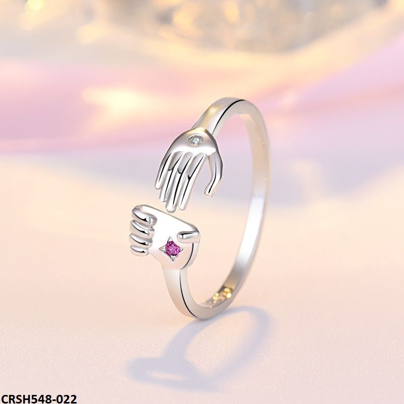 CRSH548 HNJ Hand by Hand Adjustable Ring - TRSH