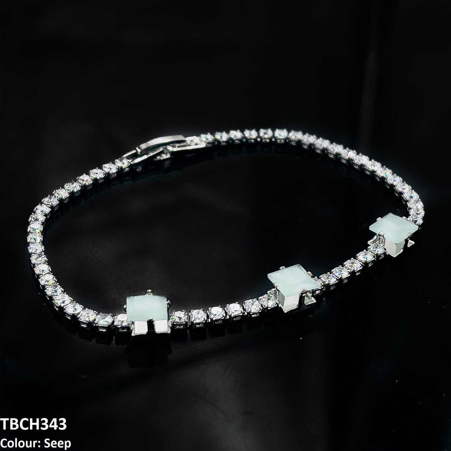 TBCH343 WKO Imp Square Layered Bracelet - TBCH