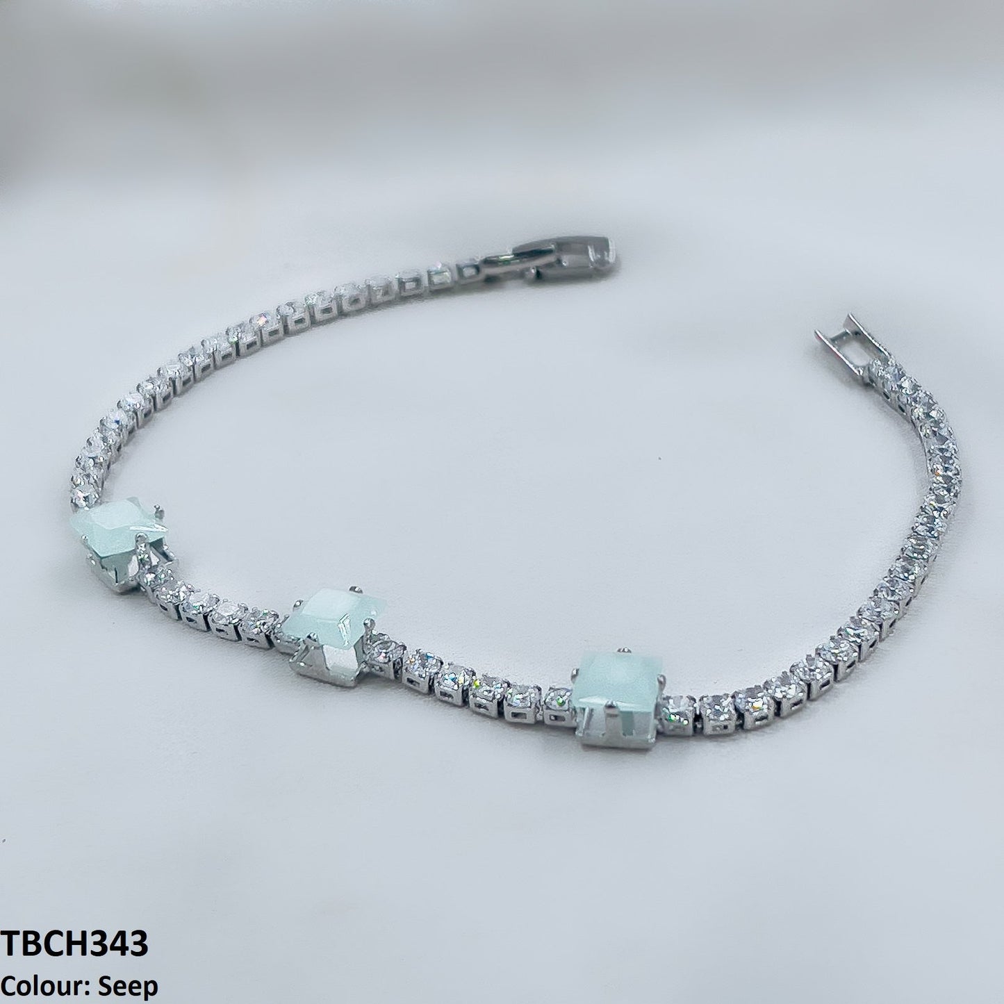 TBCH343 WKO Imp Square Layered Bracelet - TBCH