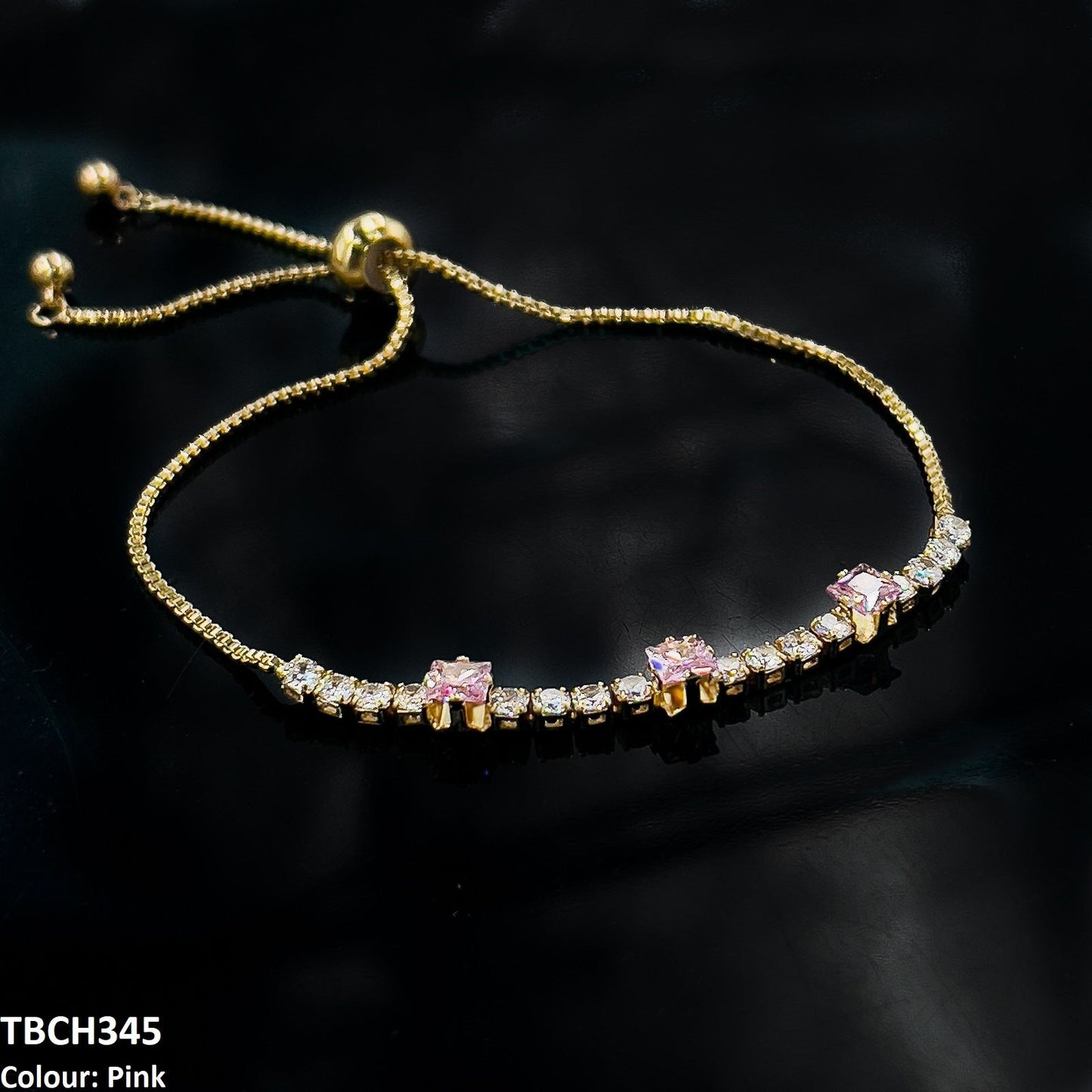 TBCH345 WKO Imp Square Layered Bracelet - TBCH