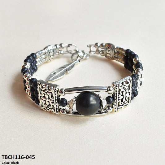 TBCH116 MHJ Layer Beads Bangles Bracelet - TBCH