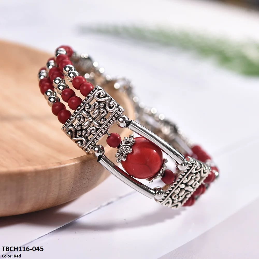 TBCH116 MHJ Layer Beads Bangles Bracelet - TBCH